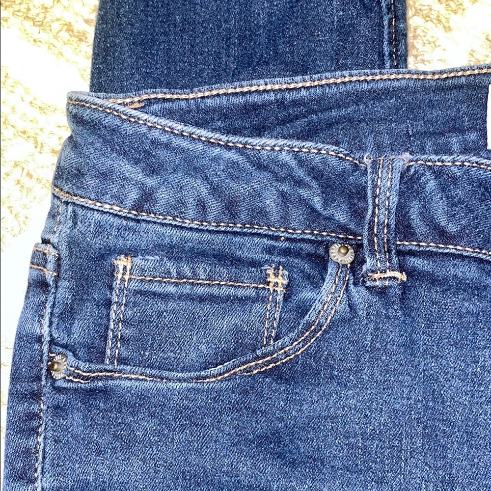 Dark Blue Women's Skinny Jeans - Picture 6 of 6